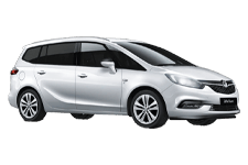 Van Hire Guernsey - Vauxhall Zafira 7-Seater - Minibus hire Guernsey